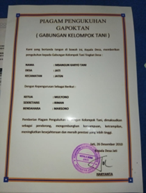 Piagam Gapoktan